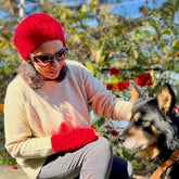 Winter Cap &; Gloves (Red)